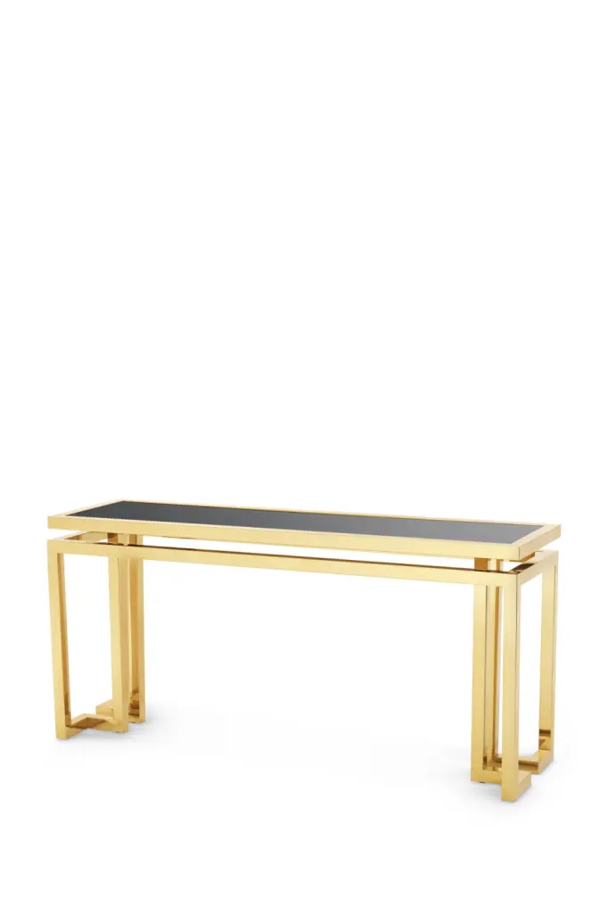 Eichholtz Palmer Gold Console Table Elegant Entryway Furniture