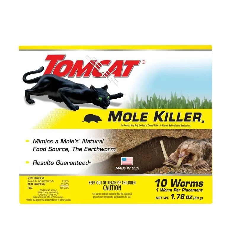 Tomcat Worm-Influenced Mole Killer 10 Pack Effective Mole Elimination