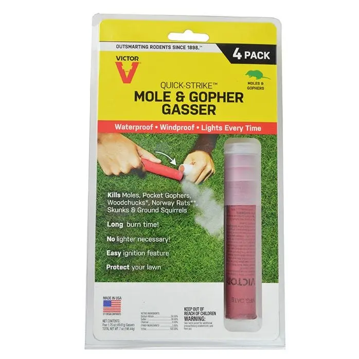 Victor Quick-Strike Mole & Gopher Gasser Effective Pest Control