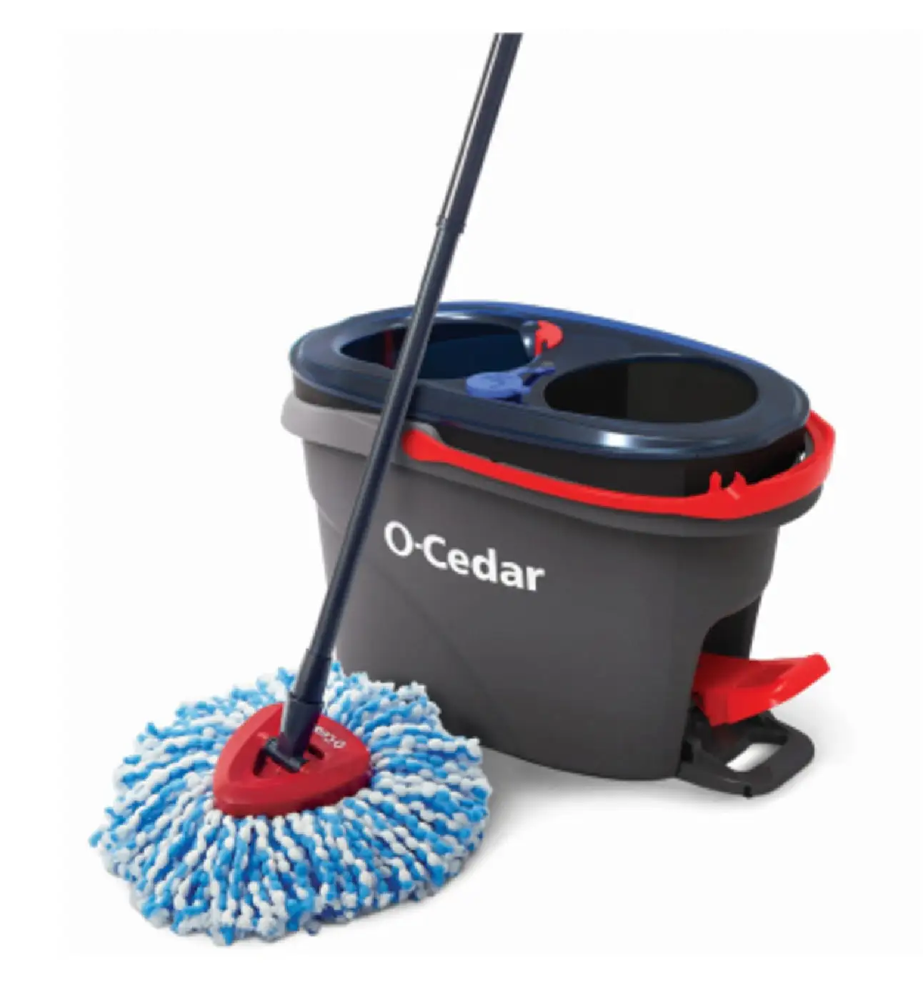 O'Cedar Rinse Clean Mop Kit Bucket and Wringer Easy Mopping