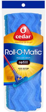 ROLL-O-MATIC MOP REFILL 8 1/2 INCH SCRUB STRIP Walton