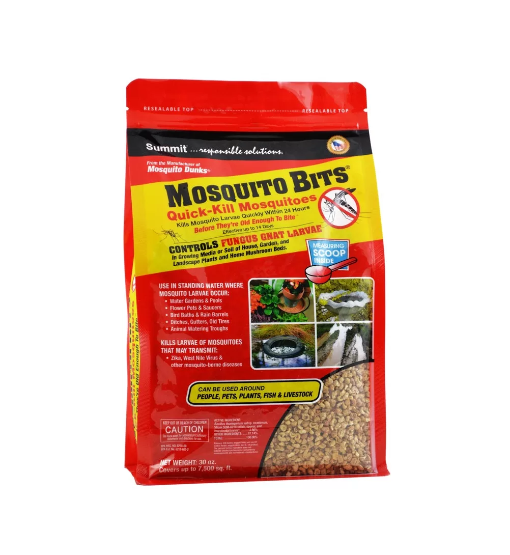 Summit 117-6 Mosquito Bits Organic Insect Killer Granules - 30 oz