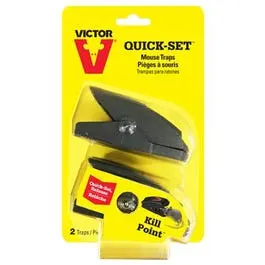 Mouse Trap 2-Pack Indoor Pest Control Victor