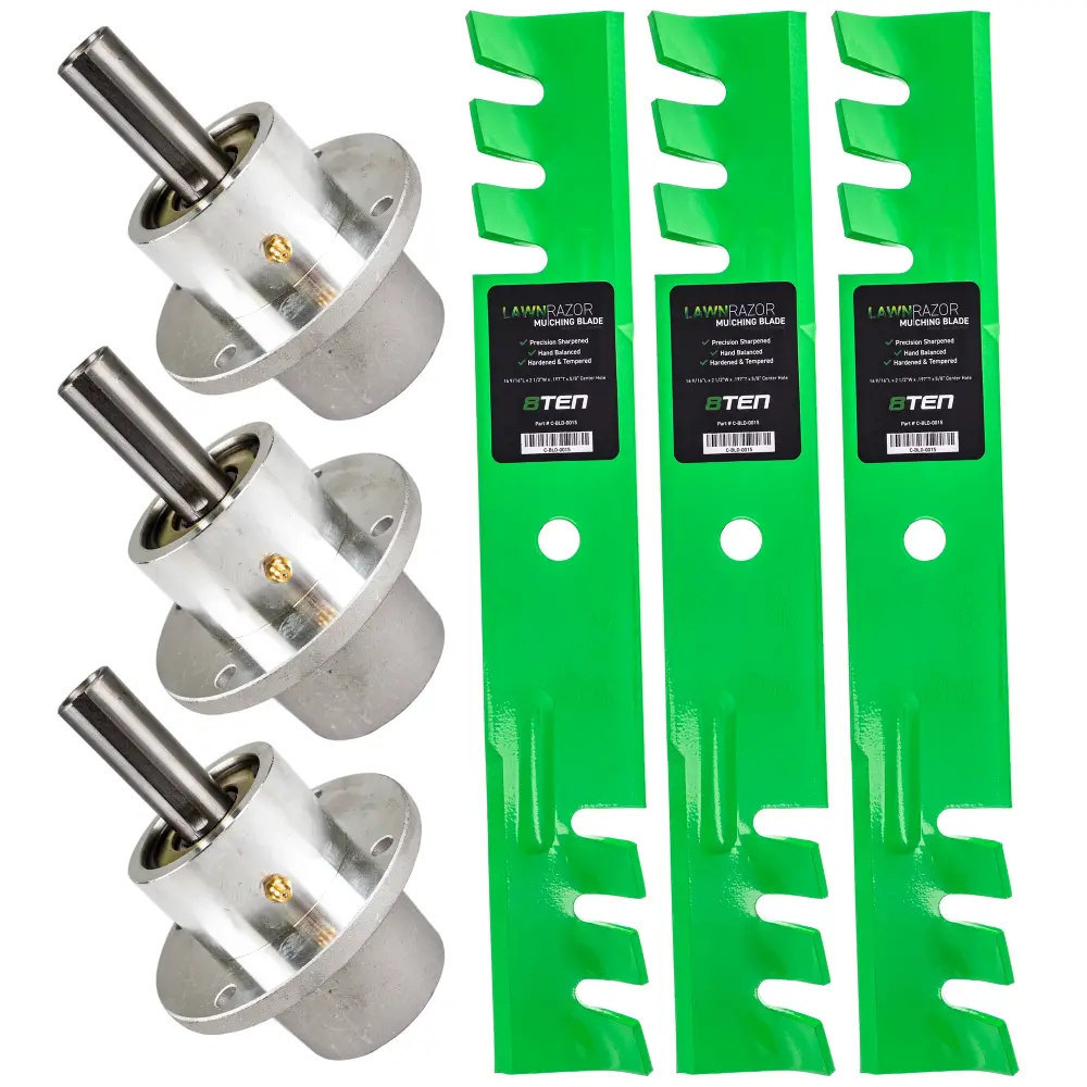 Deck Spindles & Mulching Blades Kit Toro MK1002159