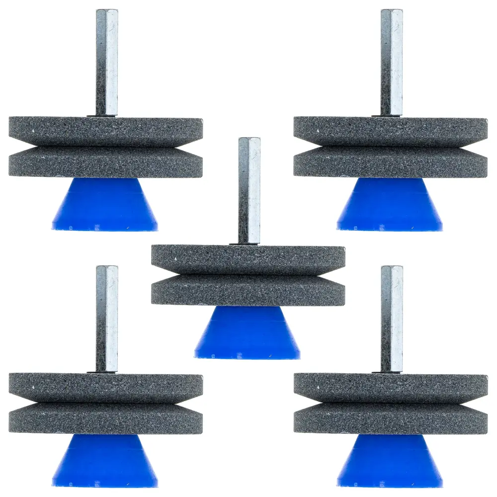 Mower Blade Grinder Stone Wheel Lawn Tractor Tools Hand Drill Attachment 5 Pack