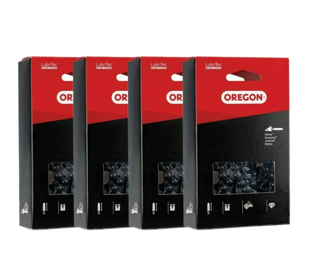 Oregon 12" 91PXL045G 4PK Chain 3/8" Low Profile .050" 45 DL 63PM345E