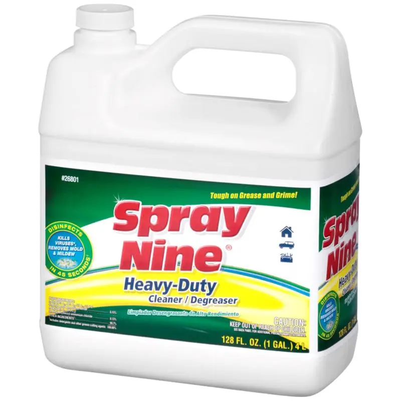 Spray Nine No Scent Cleaner and Disinfectant 1 Gallon Pack 4