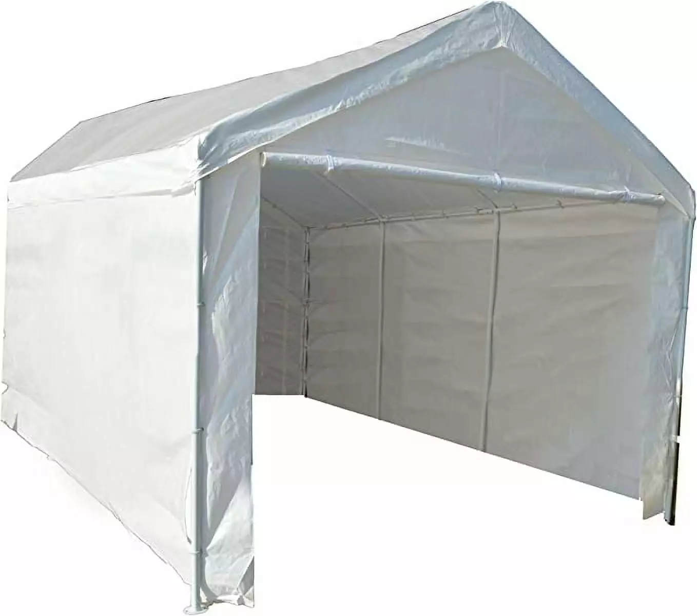 Complete Outdoor Party Canopy Shed Car Cover Garage Cover 10x20 Weatherproof Shelter EZ Travel