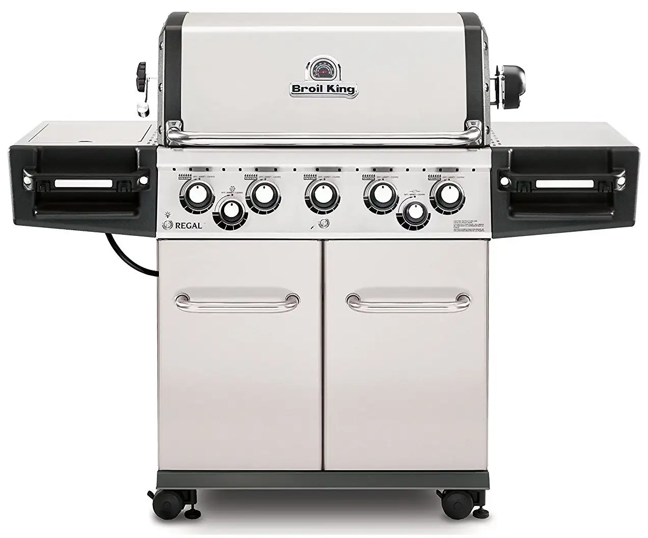 Broil King 5 Burner Natural Gas Grill 55000 BTU Stainless Steel