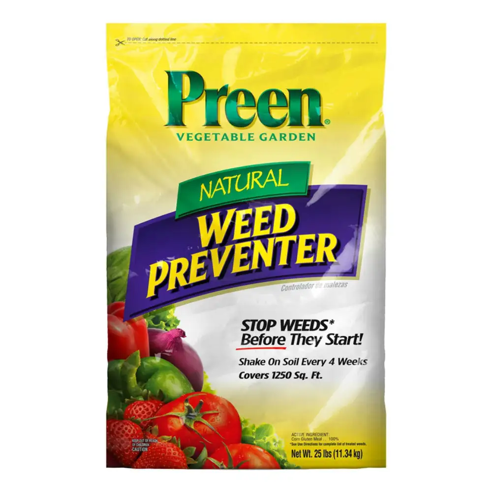 Preen 24-64156 Vegetable Garden Natural Weed Preventer 25 Lbs Safe Edibles