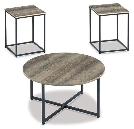 Wadeworth Table Set 3 - Nesting Tables Living Room or Office