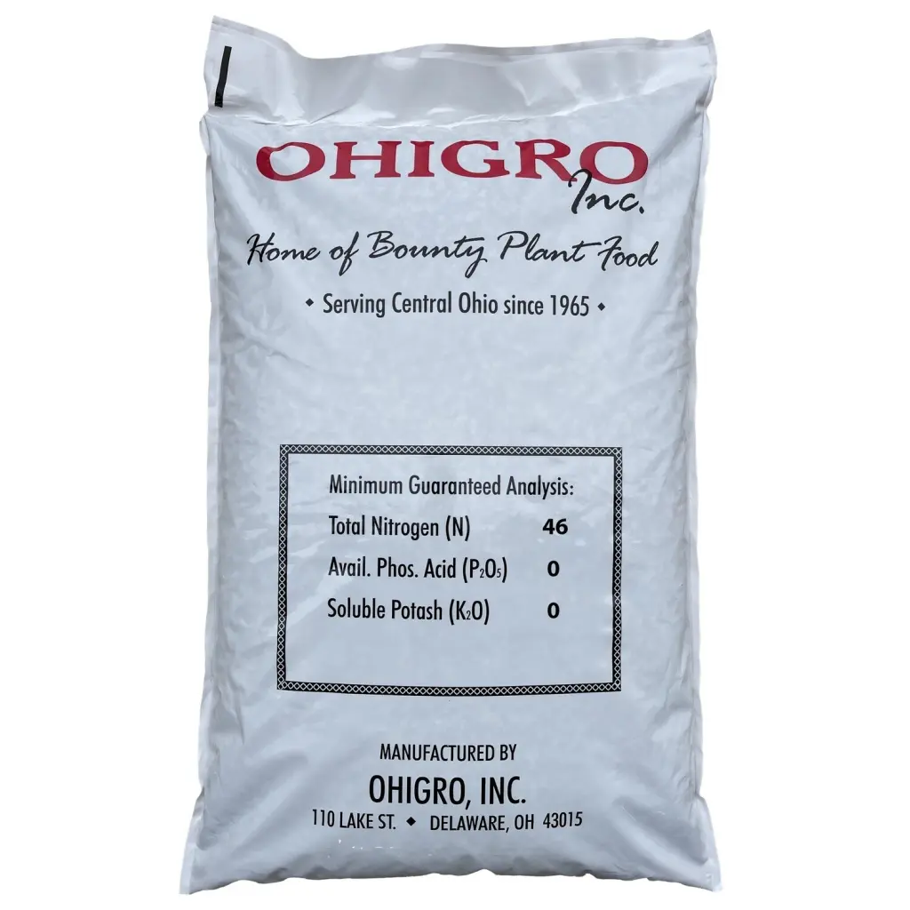 46-0-0 Fertilizer 40 lb High Nitrogen Lawn Food Green Grass Ohigro