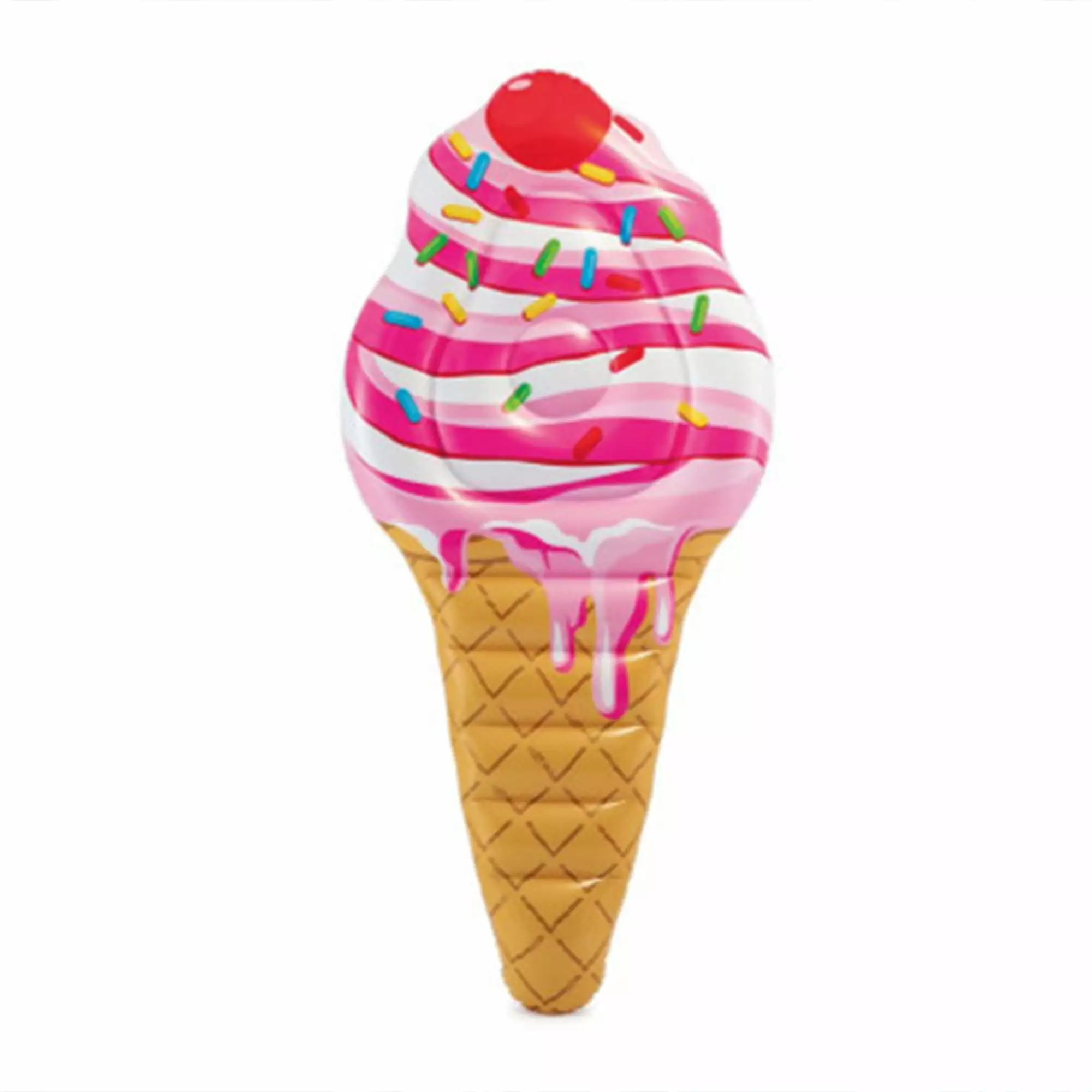 Intex Sprinkle Ice Cream Vinyl Inflatable Pool Float Supports 220lbs Summer Fun
