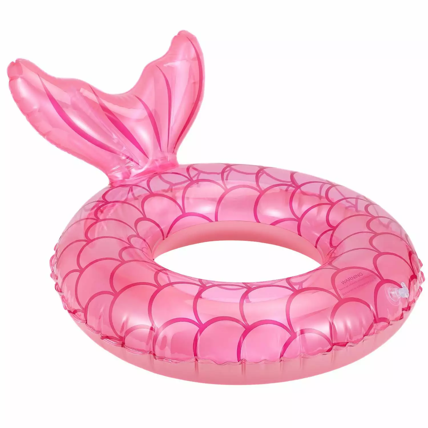 MoKo Inflatable Mermaid Swim Ring Pool Float Kids & Adults - Rose Gold Swimming Float Tube 23