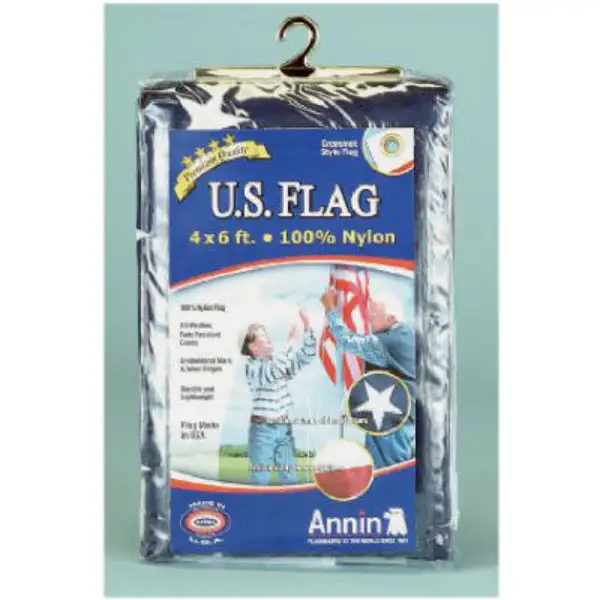 Annin Flagmakers 002215R Nylon Replacement Flag 4x6 Feet Durable and Weather-Resistant