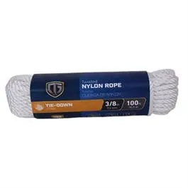 Nylon Rope Twisted White 3/8-Inch x 100-Foot Heavy Duty Marine and Industrial Use Various