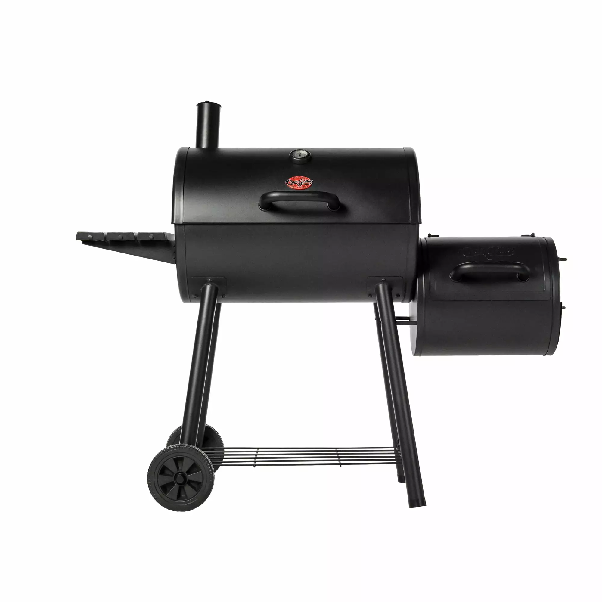 Smokin' Pro Barrel Grill and Offset Smoker Outdoor Grilling and Smoking Char-Griller