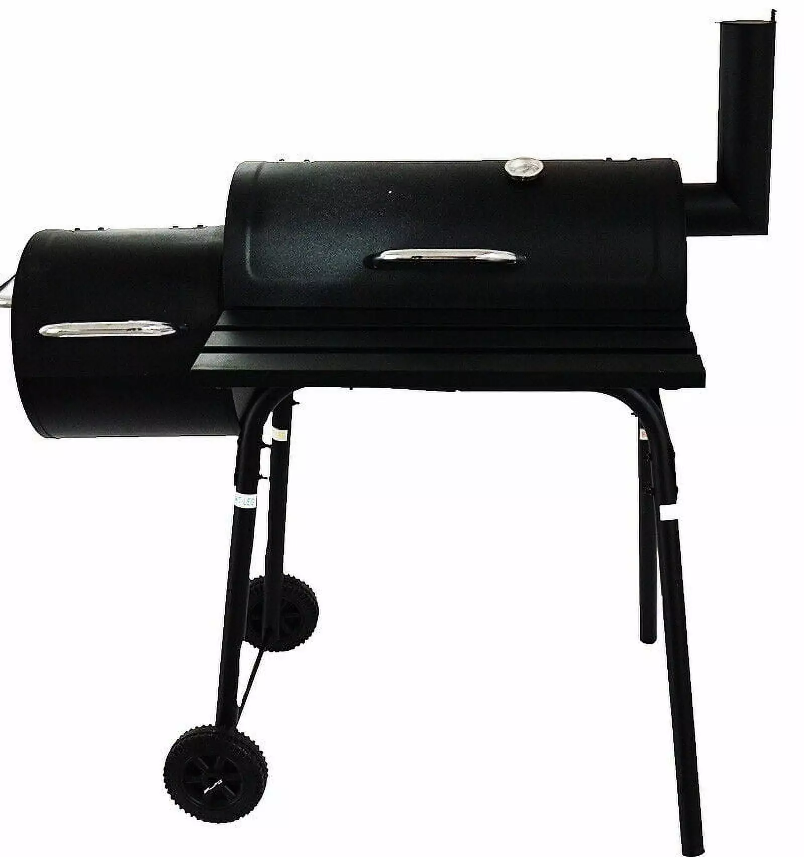INTBUYING 30 BBQ Charcoal Grill Offset Printing Smoking Box Smoker CC1830F Cover Work Space Outdoor