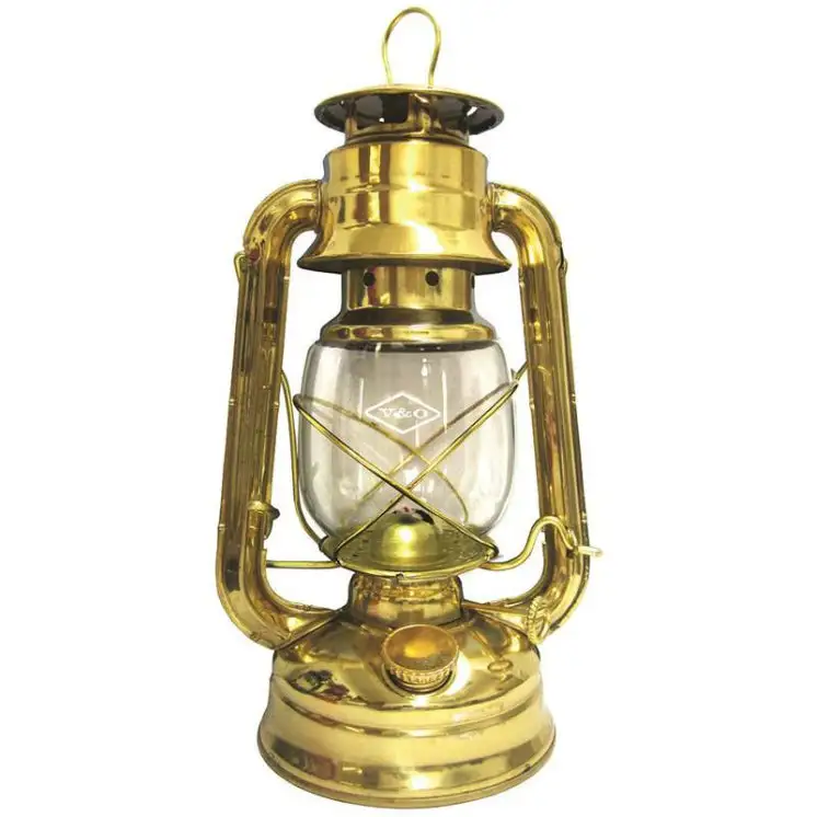 21St Century 610-76114 V&O Centennial Oil Lantern Brass 8 Oz Capacity