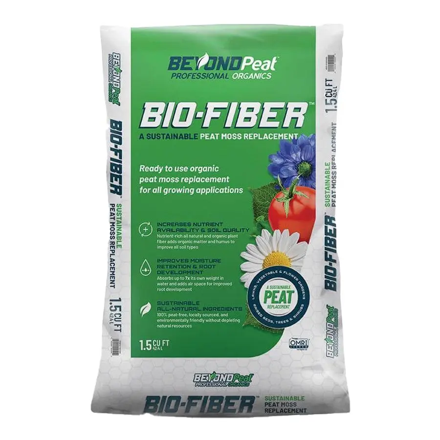 BEYONDPeat Bio-Fiber Organic Soil Conditioner 1.5 Cu Ft Garden and Lawn