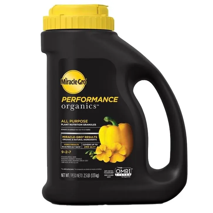 Miracle-Gro Performance Organics All Purpose Plant Food 2.5 lb