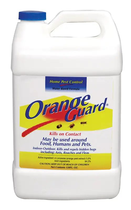 Orange Guard Home Pest Control Organic Insect Killer Liquid 128 oz - Safe Indoor Outdoor Use