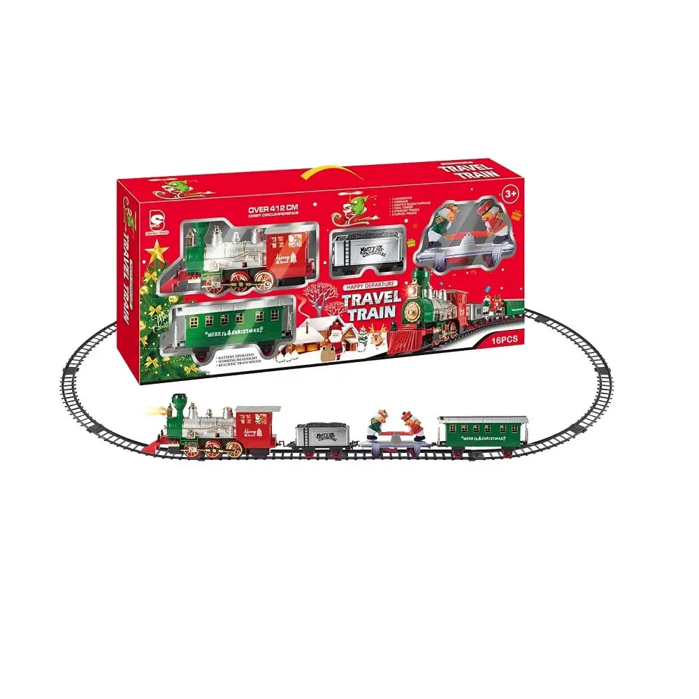 Santas Forest 28701 Christmas Train Plastic Holiday Decor