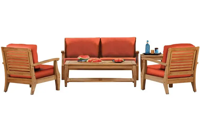 Olivio Woven Ottoman Outdoor Living and Patio Furniture Minson