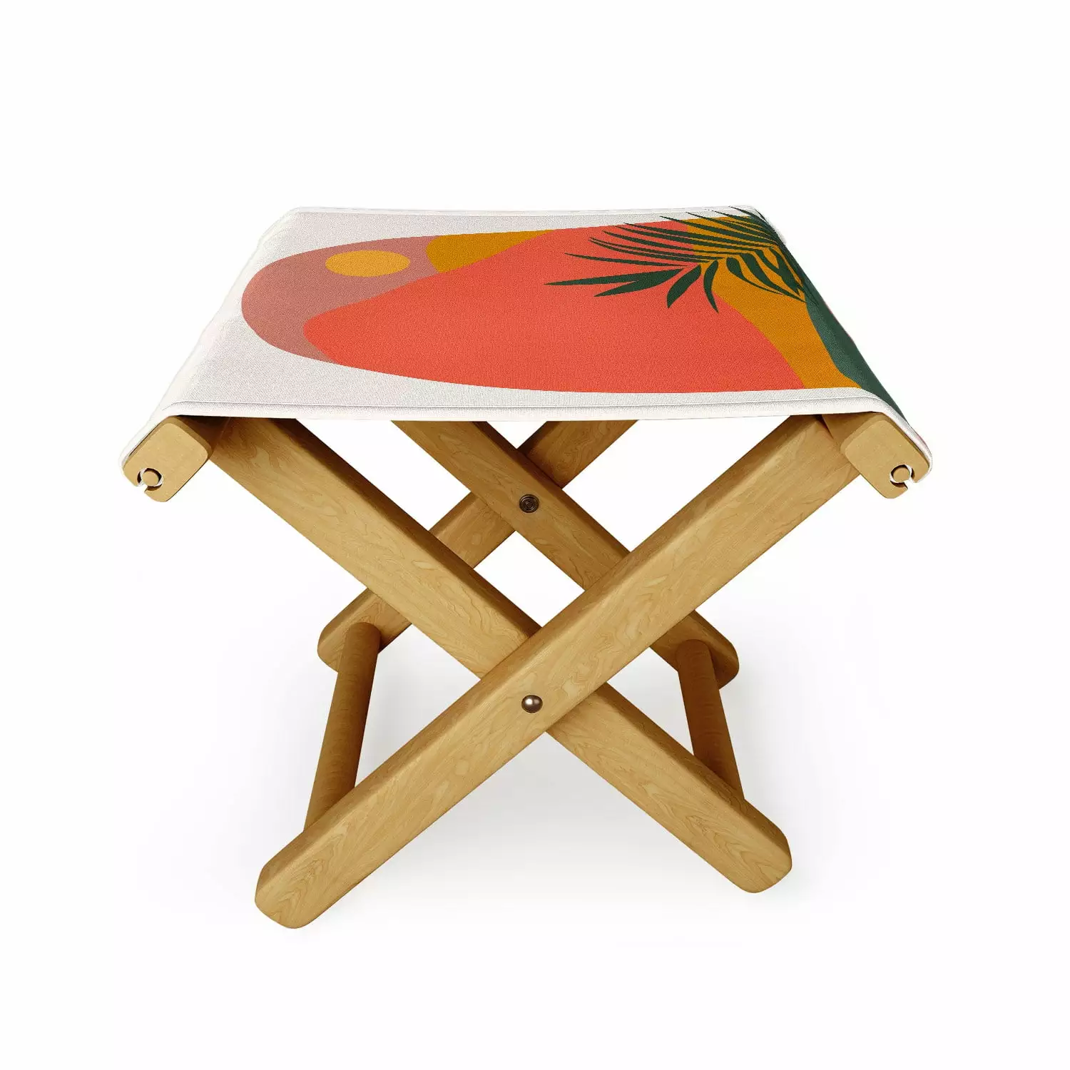 Society6 Oris Eddu Tropical Landscape Outdoor Ottoman Ottomans
