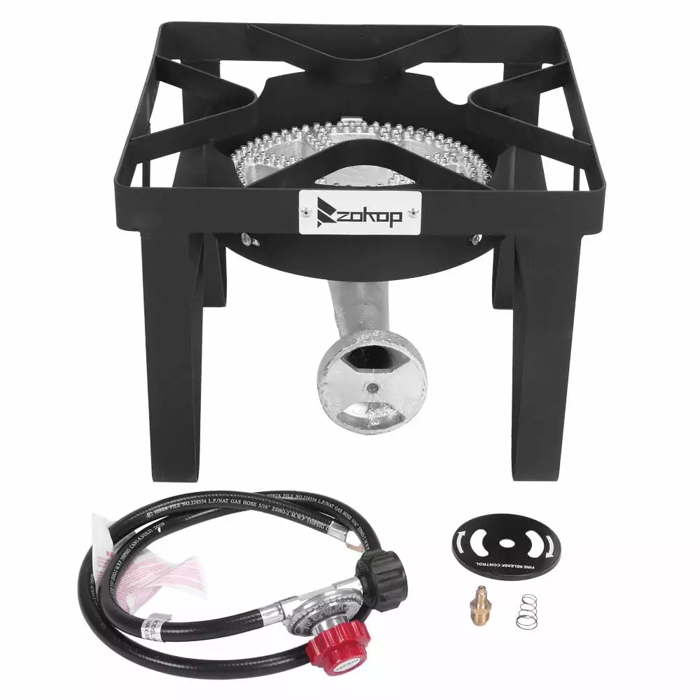 UBesGoo Propane 200.000-BTU Single Outdoor Burner High Pressure Regulator CSA Certified