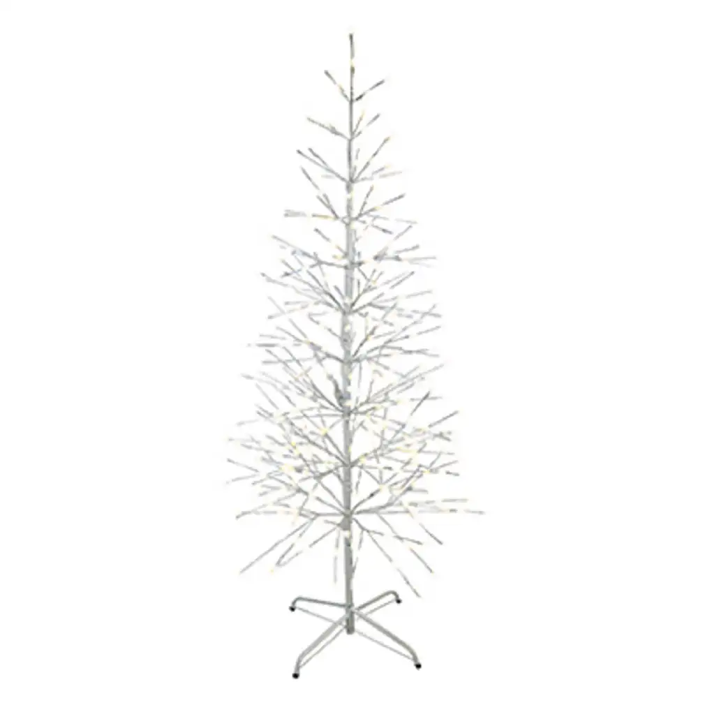 Holiday Bright Lights BIRT-42-224WW LED Lighted Birch Tree 42 Inch