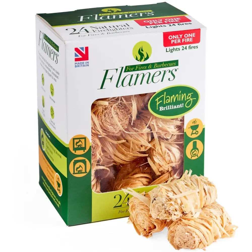 Flamers Natural Firelighters (Pack 24)
