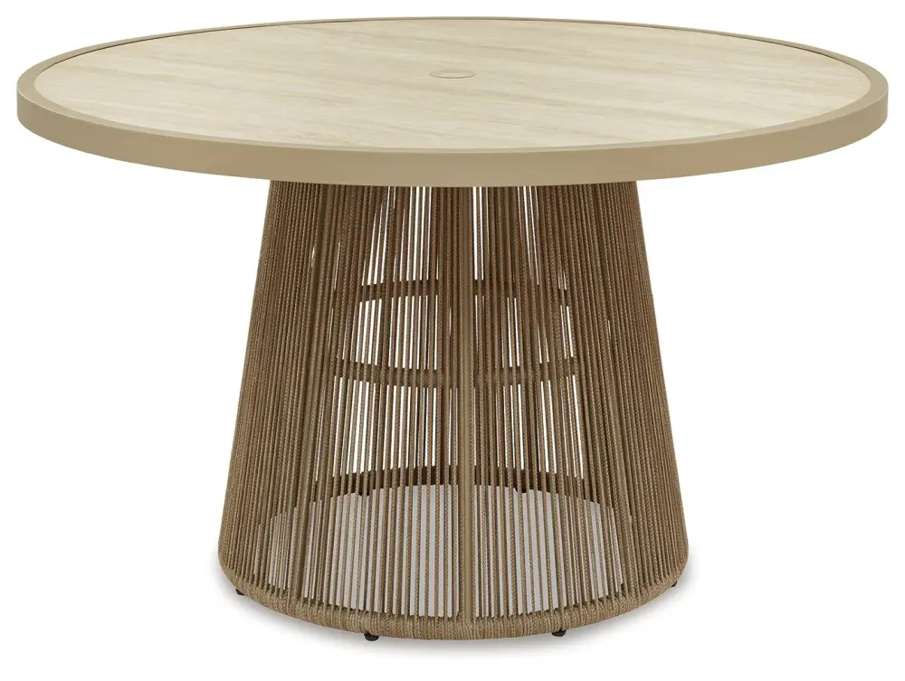Orchard Beach - Outdoor Dining Table - Buff | Rust Resistant | Foldable