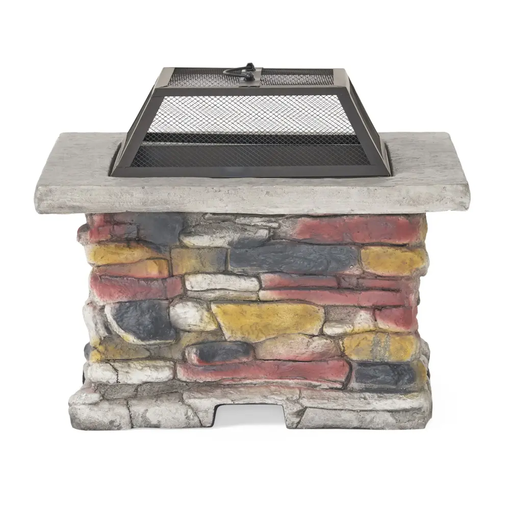 Outdoor Wood Bruning Lightweight metal Oxide Fire Pit Lid
