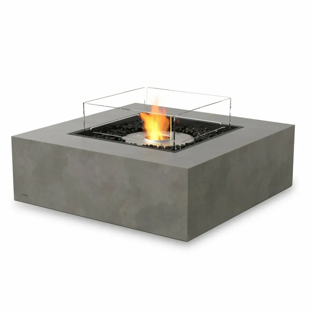 EcoSmart Fire - Base 40" Square Concrete Fire Pit Table