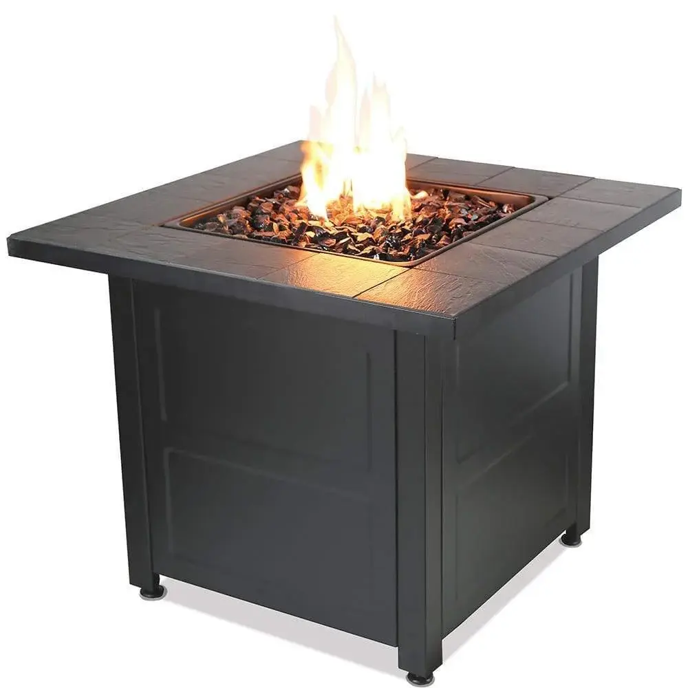 Endless Summer LP Gas Outdoor Fire Table W/ Stamped Tile Design - GAD1499M