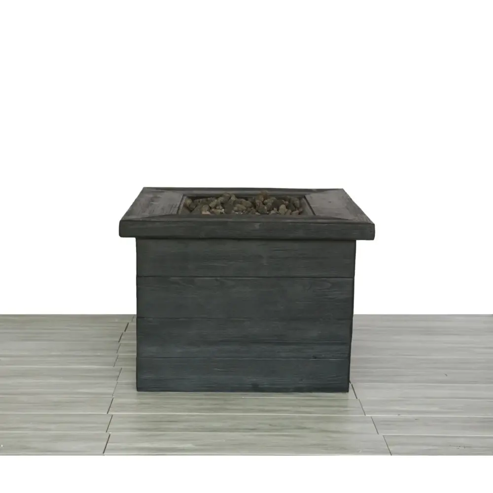 Fiber Reinforced Propane / Wholesome Gas, Fire Pit Table - Charcoal