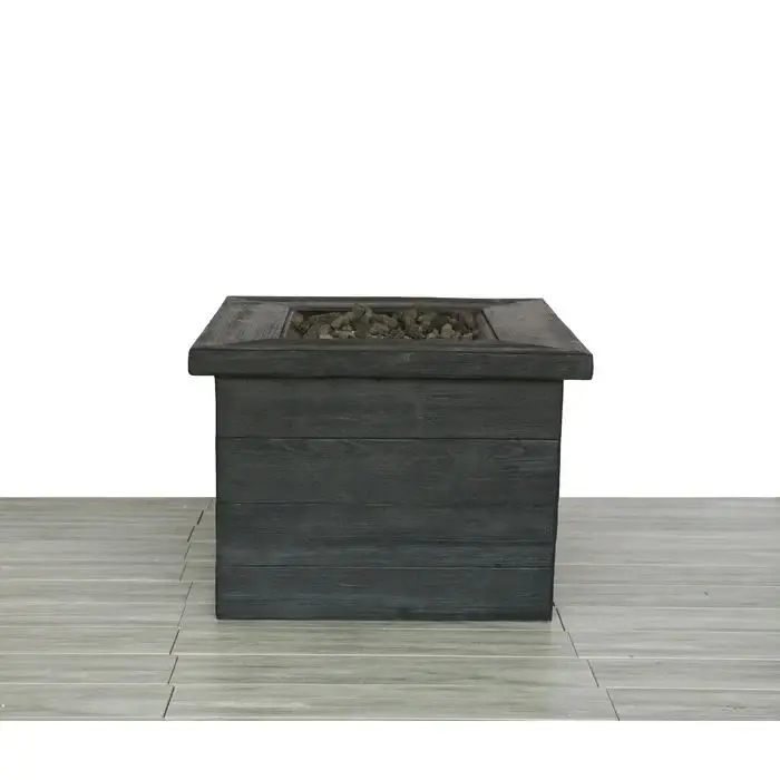 Fibre Reinforced Propane / Genuine Gas Fire Pit Table - Charcoal
