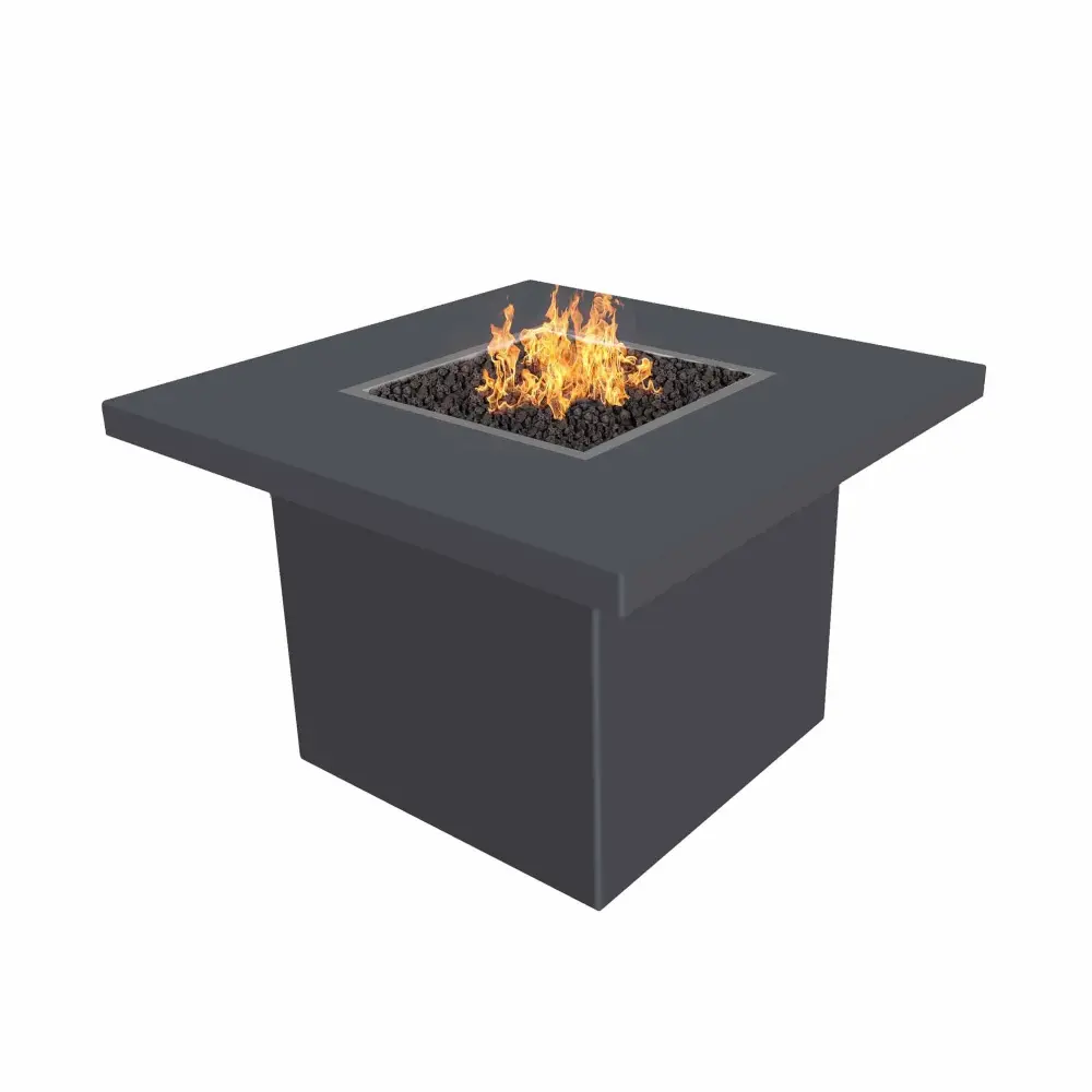 Outdoor Plus - Bella Collection Powder Coat Square Fire Pit Table