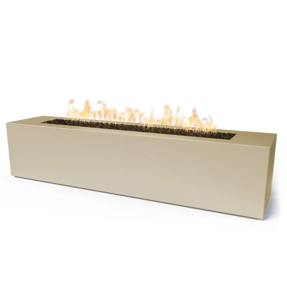 Outdoor Plus - Carmen 72" Rectangle Concrete Fire Pit Table OPT-CRM72