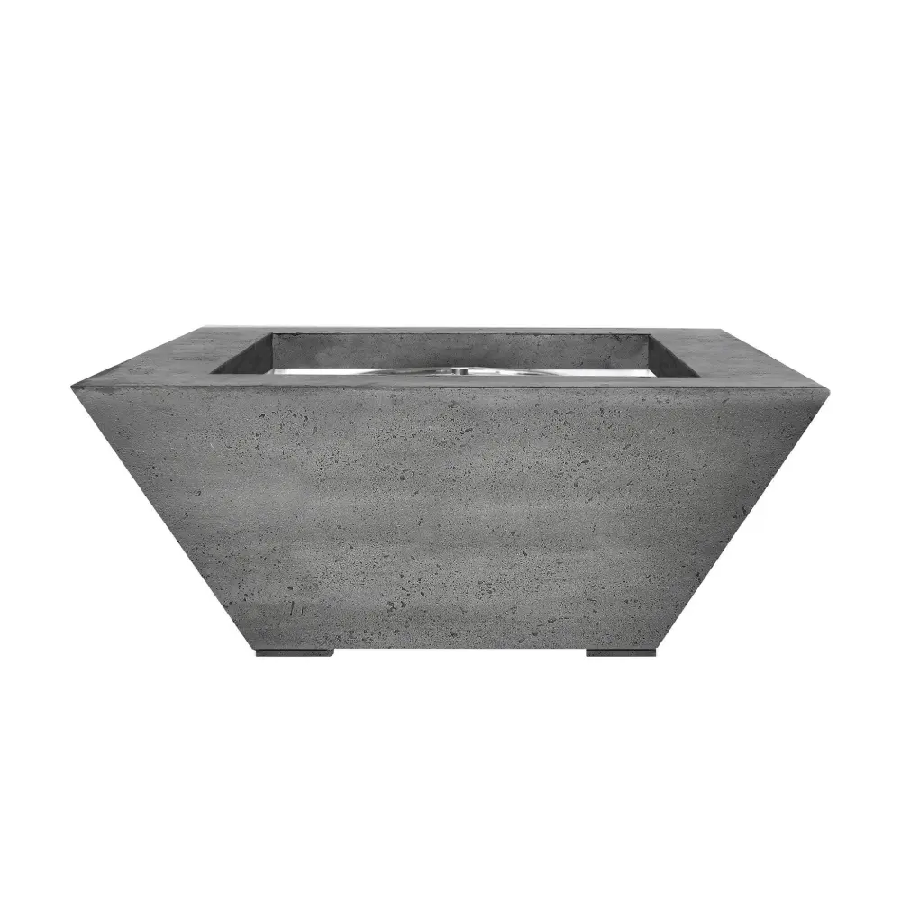 Prism Hardscapes - Lombard Series Square Concrete Fire Table Cover Included