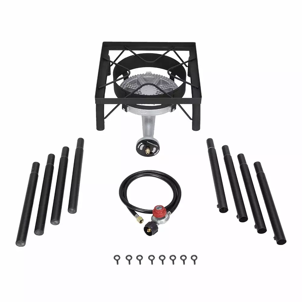 Bluethy EW31-54 Single Head Outdoor Furnace 20w BTU High Pressure Valve 1.2M Leather Tube