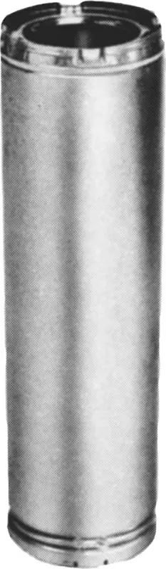 AmeriVent 8HS-24 Chimney Pipe, 11 OD, 24 L, Galvanized Stain-proof Steel