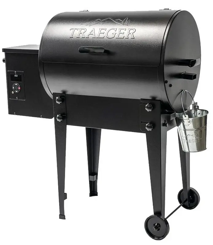Traeger TFB30KLF TRGR TLGTR 20 BK PLLT, 19000 Btu, 300 sq- Main Cooking Surface, Truck Bed Storage, Black