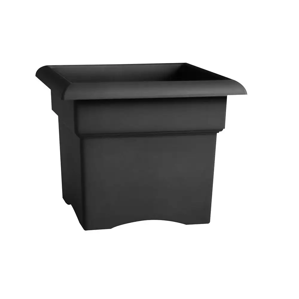 Bloem RR2246 Rolled Rim Planter Resin Terracotta Color Outdoor Flower Pot