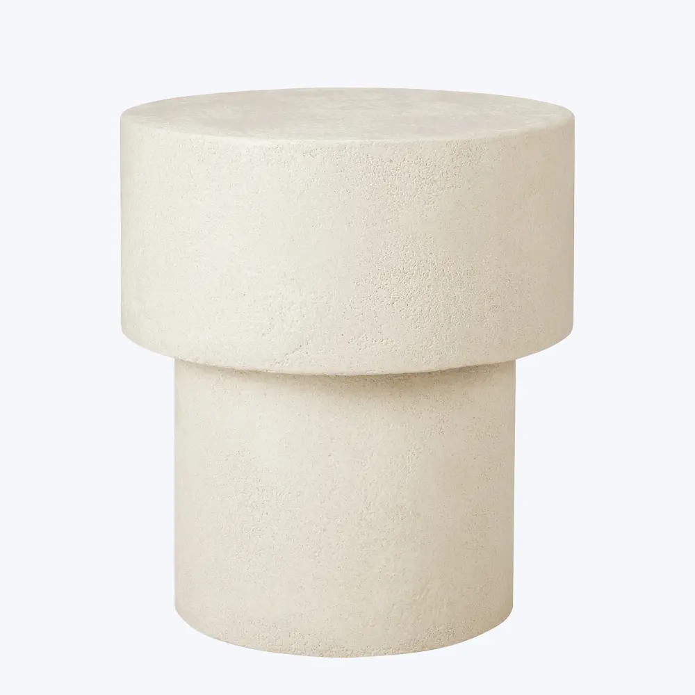 Elements Mushroom Side Table Powder Coated Aluminum