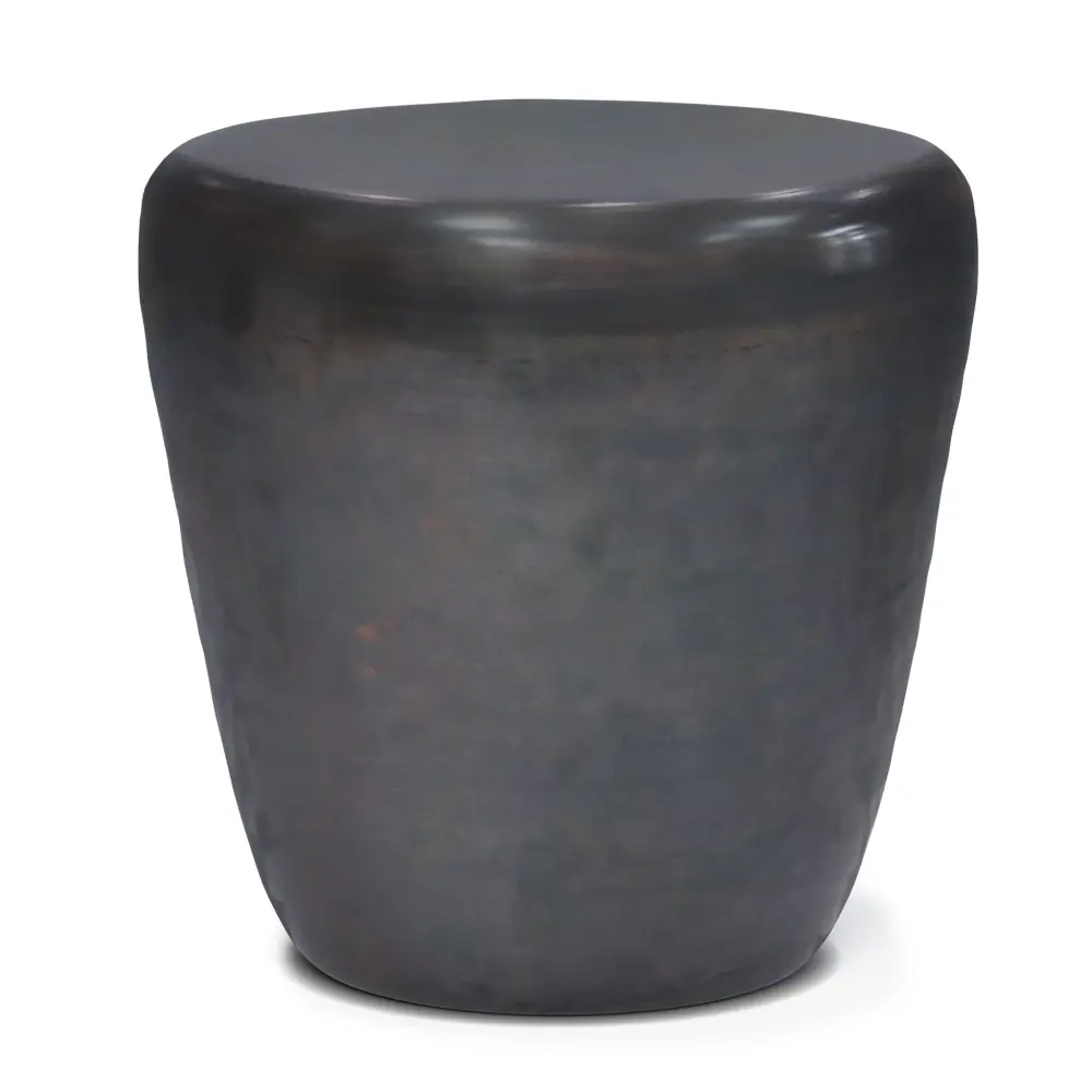 Garvy - Handcrafted Metallic Side Table