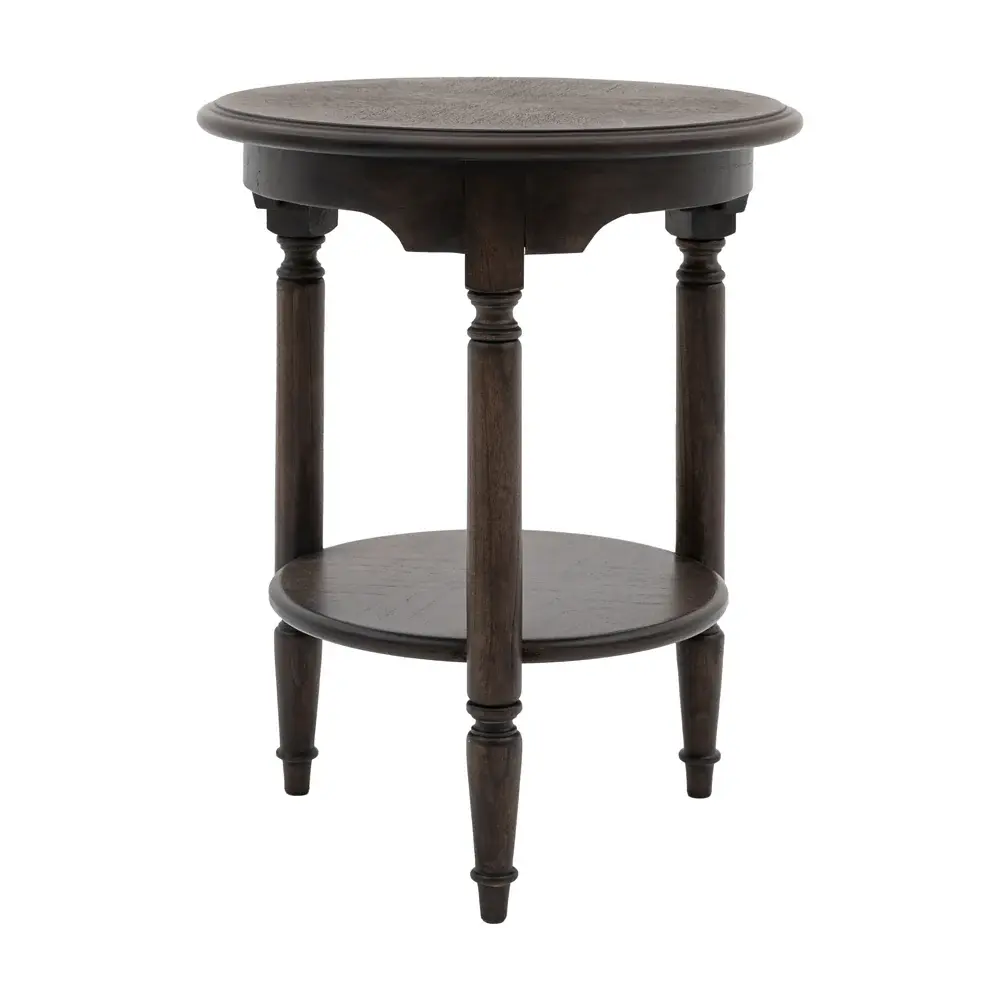 Melody Side Table - Rich Wood