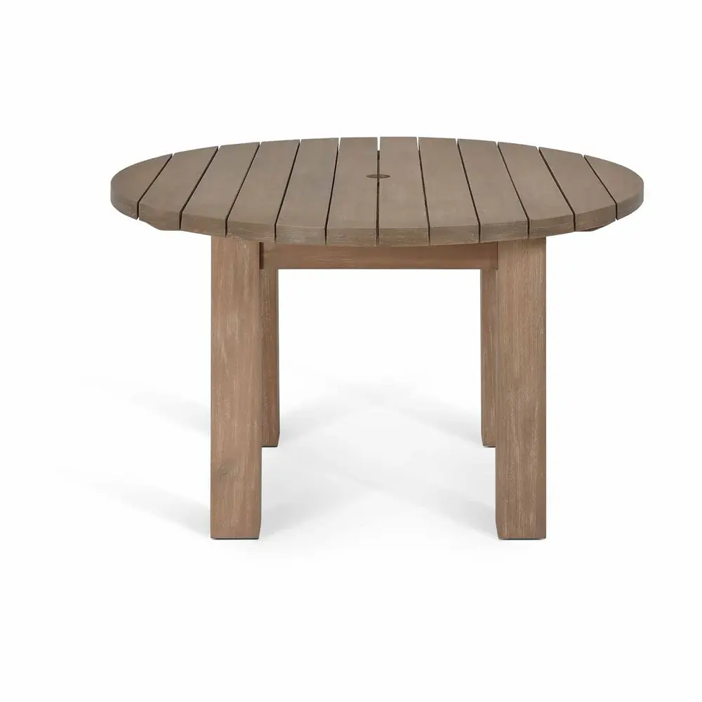 Porthallow Medium Round Dining Table - Pure
