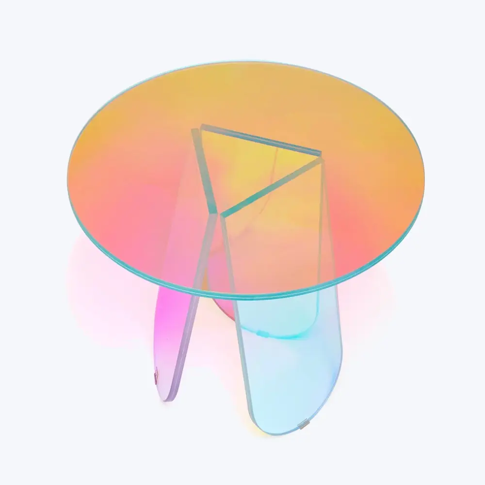 Shimmer Side Tables Powder Coated Aluminum